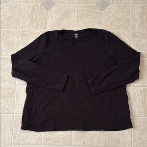 Kim Rogers Perfectly Soft Black Top